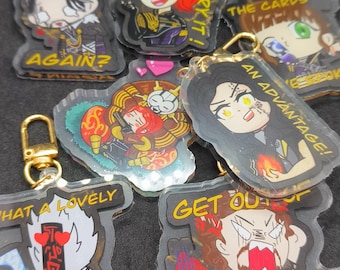 Expedition 33 Funny Keychain! Monoco, Sciel,Lune, Verso, Esquie, Gustave 6 cm Clair Obscure