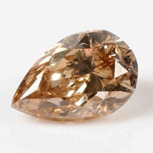 1.02ct beautiful Natural Fancy Brown-Yellow Pear GIA certified diamond