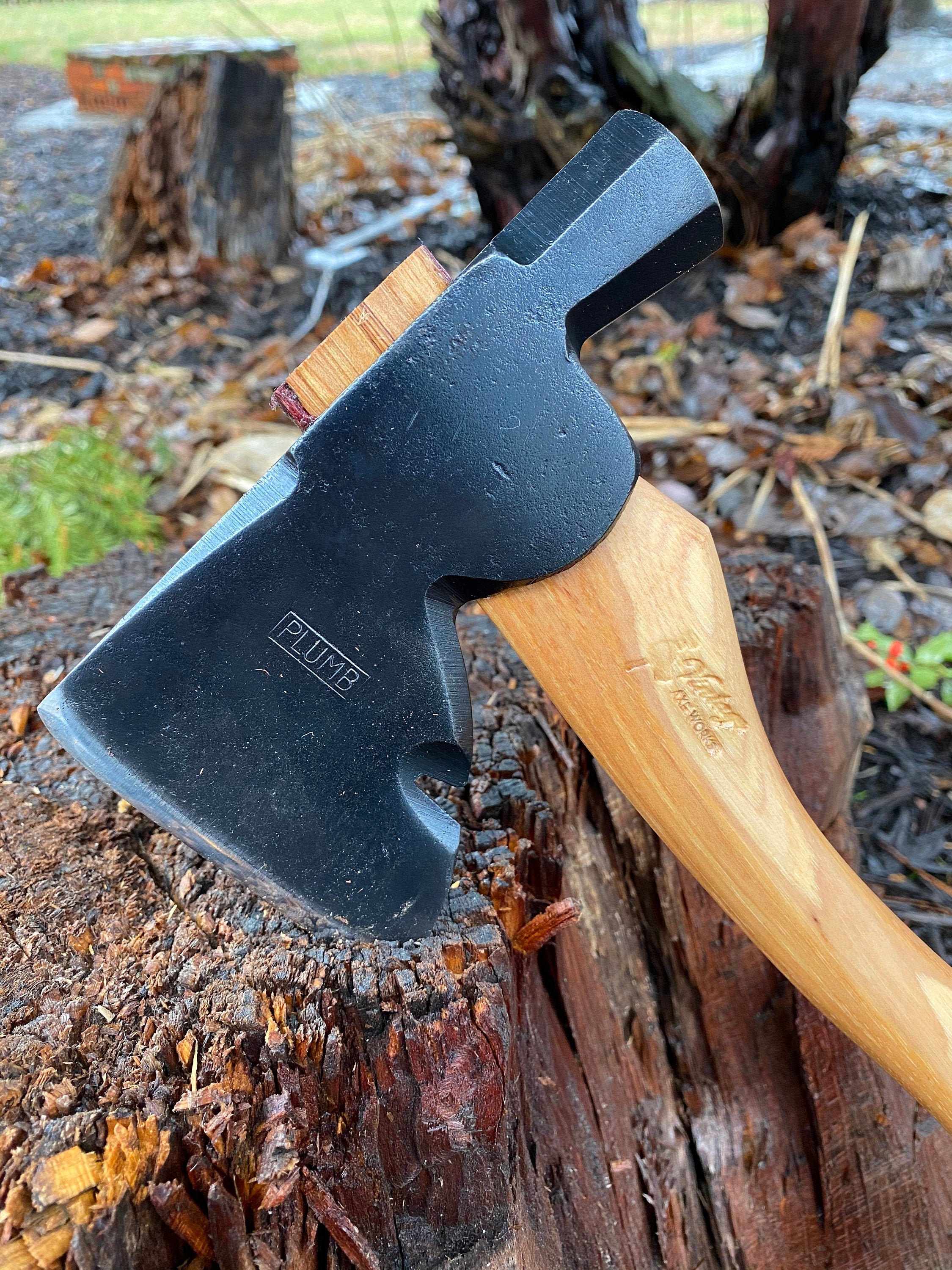 Vintage Plumb Half Hatchet Axe Restored