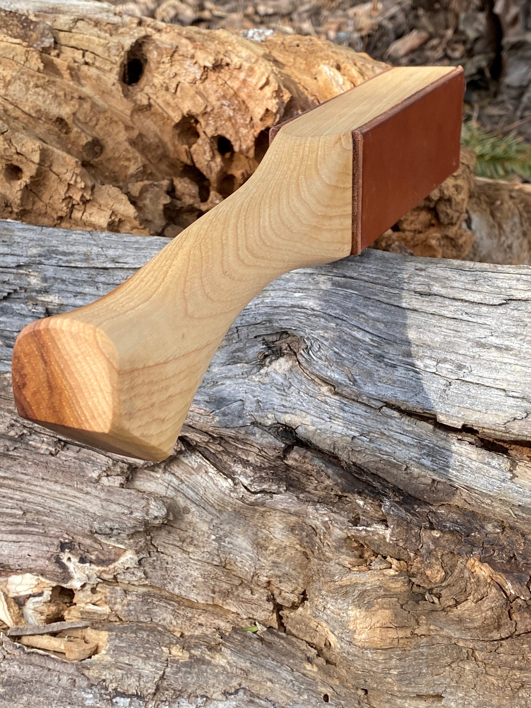 Axe Handle Leather Sharpening Strop