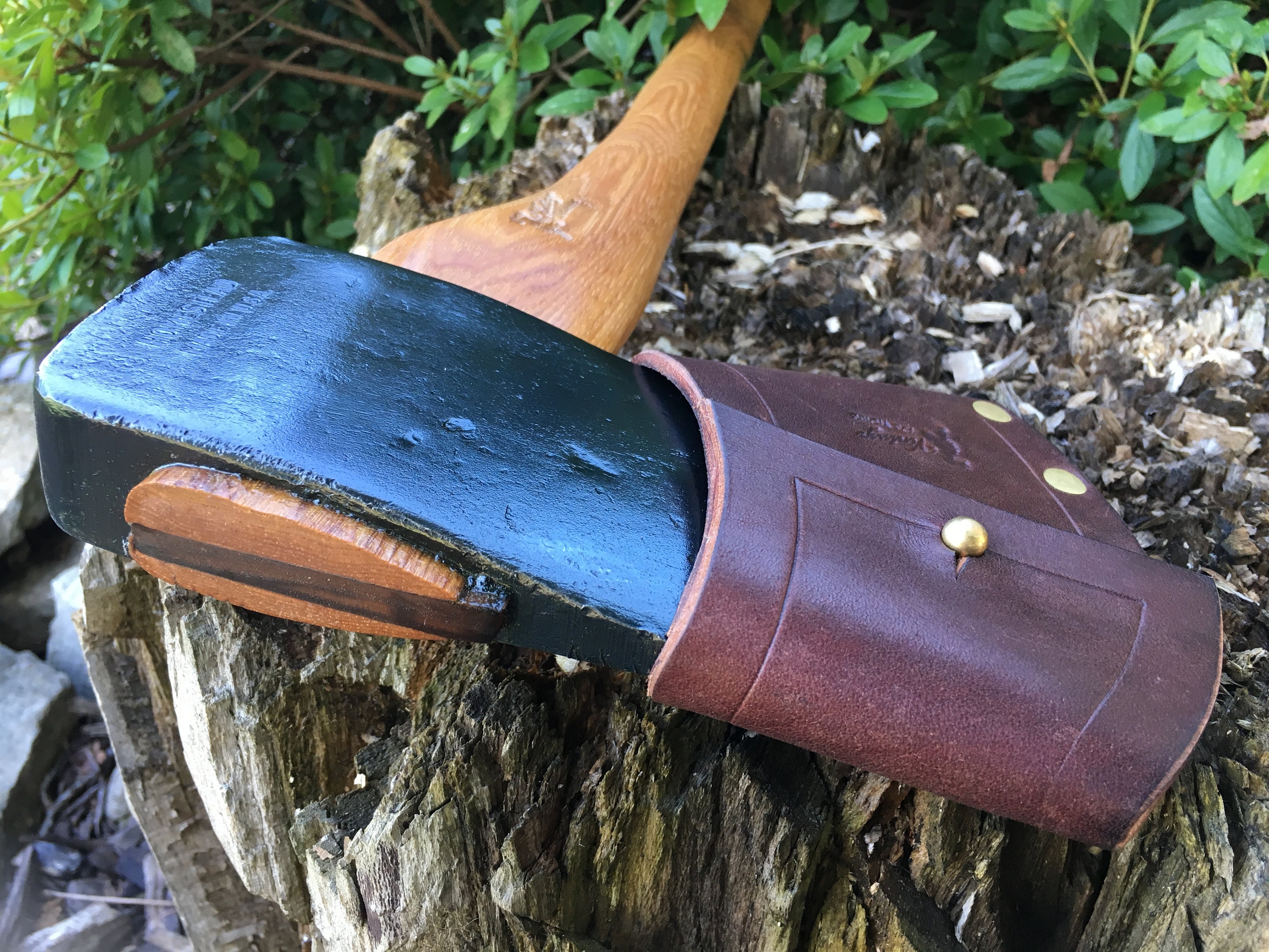 Vintage Collins Homestead Single Bit Axe Restored