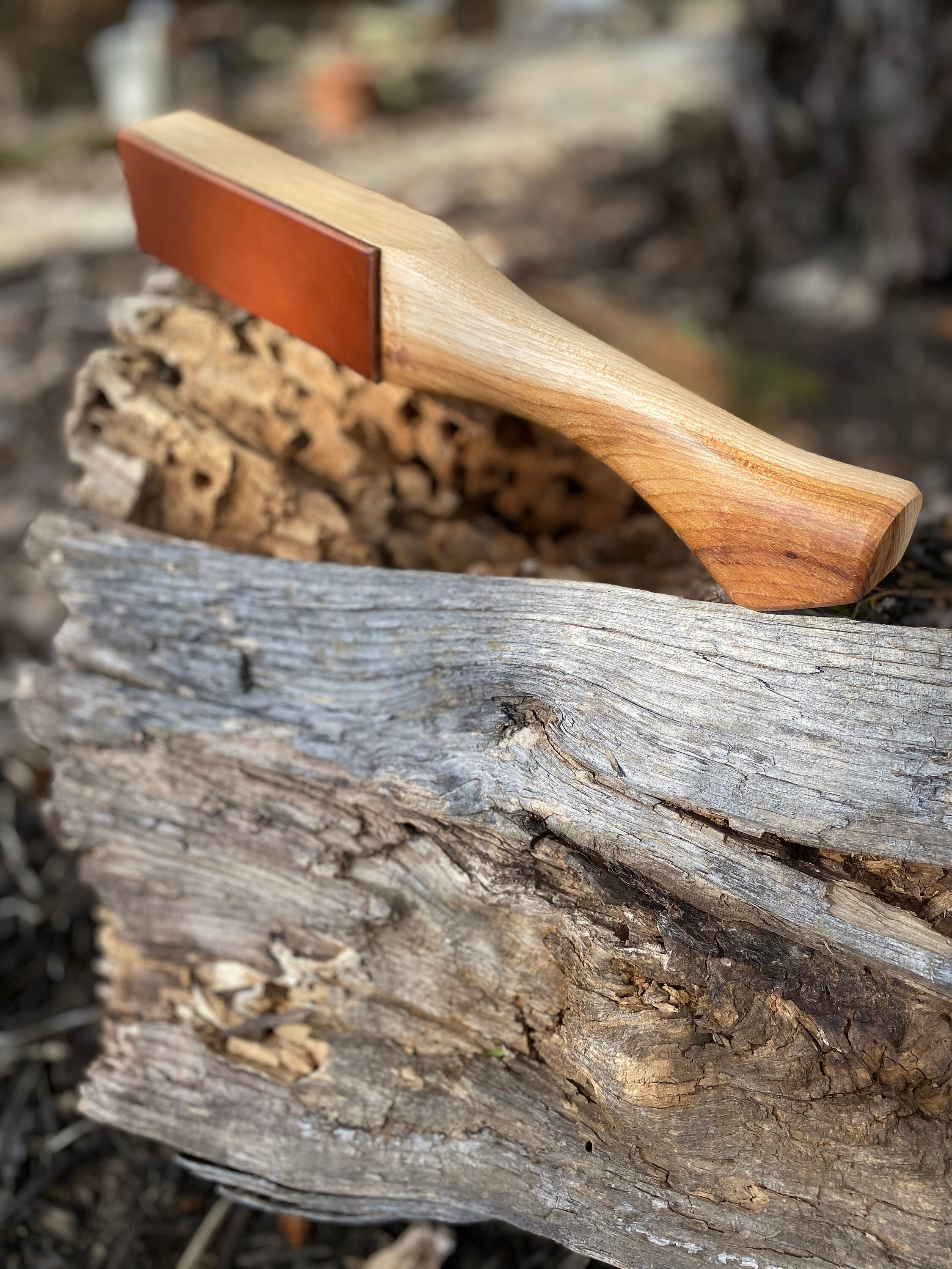 Axe Handle Leather Sharpening Strop