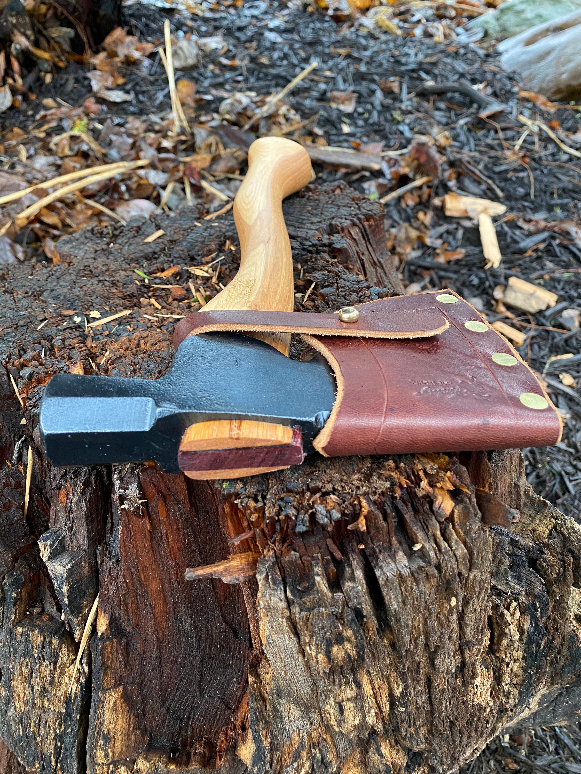 Vintage Plumb Half Hatchet Axe Restored