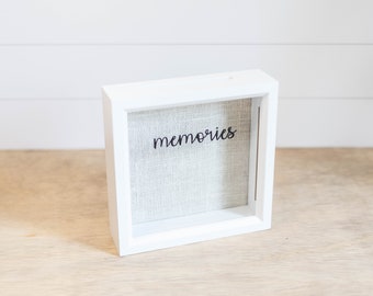 Memories Ticket Shadow Box FREE SHIPPING