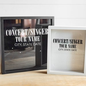 Custom Concert Shadow Box