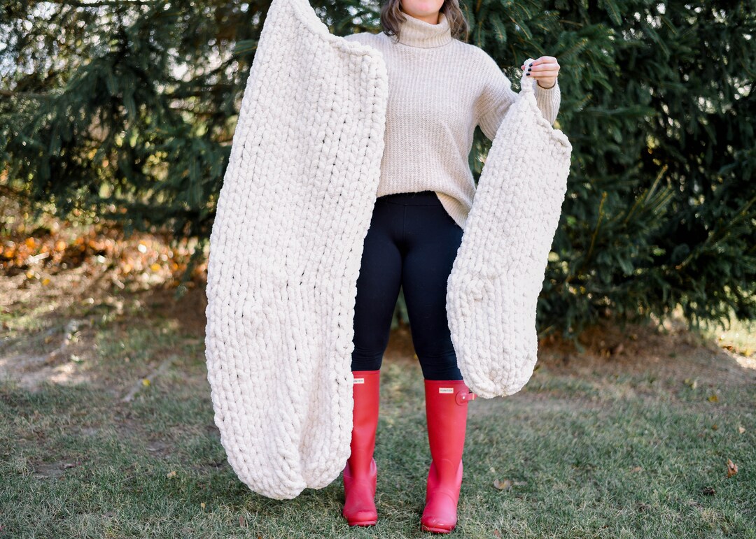 Large Chunky Knit Stockings Etsy