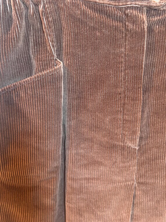 Halston III Brown Corduroy Skirt - image 3