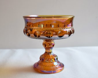 Vaso de cristal ámbar estilo caramelo Vaso de Indiana