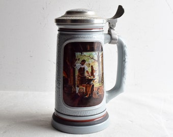 Avon 1985 Beer Stein "The Blacksmith"  Vintage  Barware