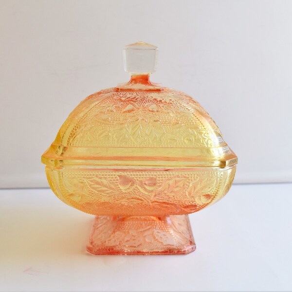 Carnival Glass Candy Dish Etsy