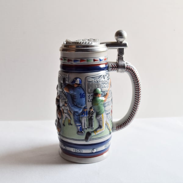 Vintage Avon Beer Stein with lid,  1984 Avon Collectible Beer Stein