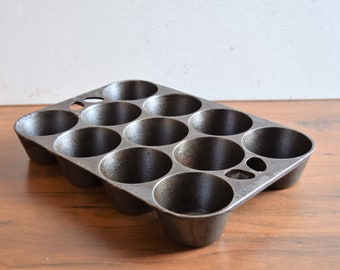 Cast Iron Muffin Pan Etsy