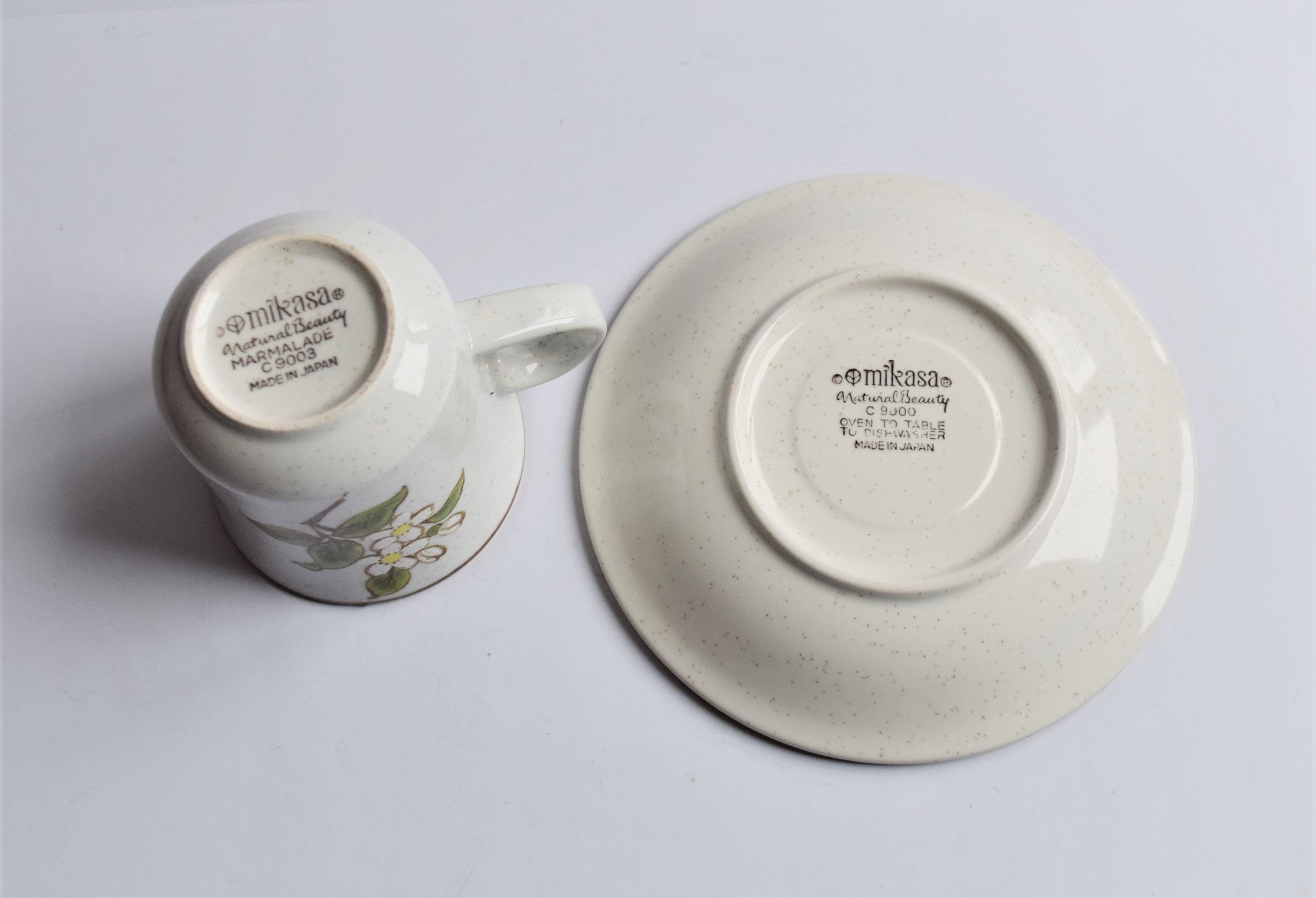 Mikasa Natural Beauty Marmalade C9003 Cups and Saucers Set of 4 - Etsy