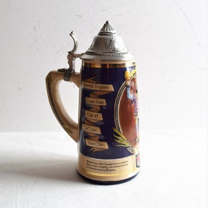 Western German Beer Stein 1991 Barware