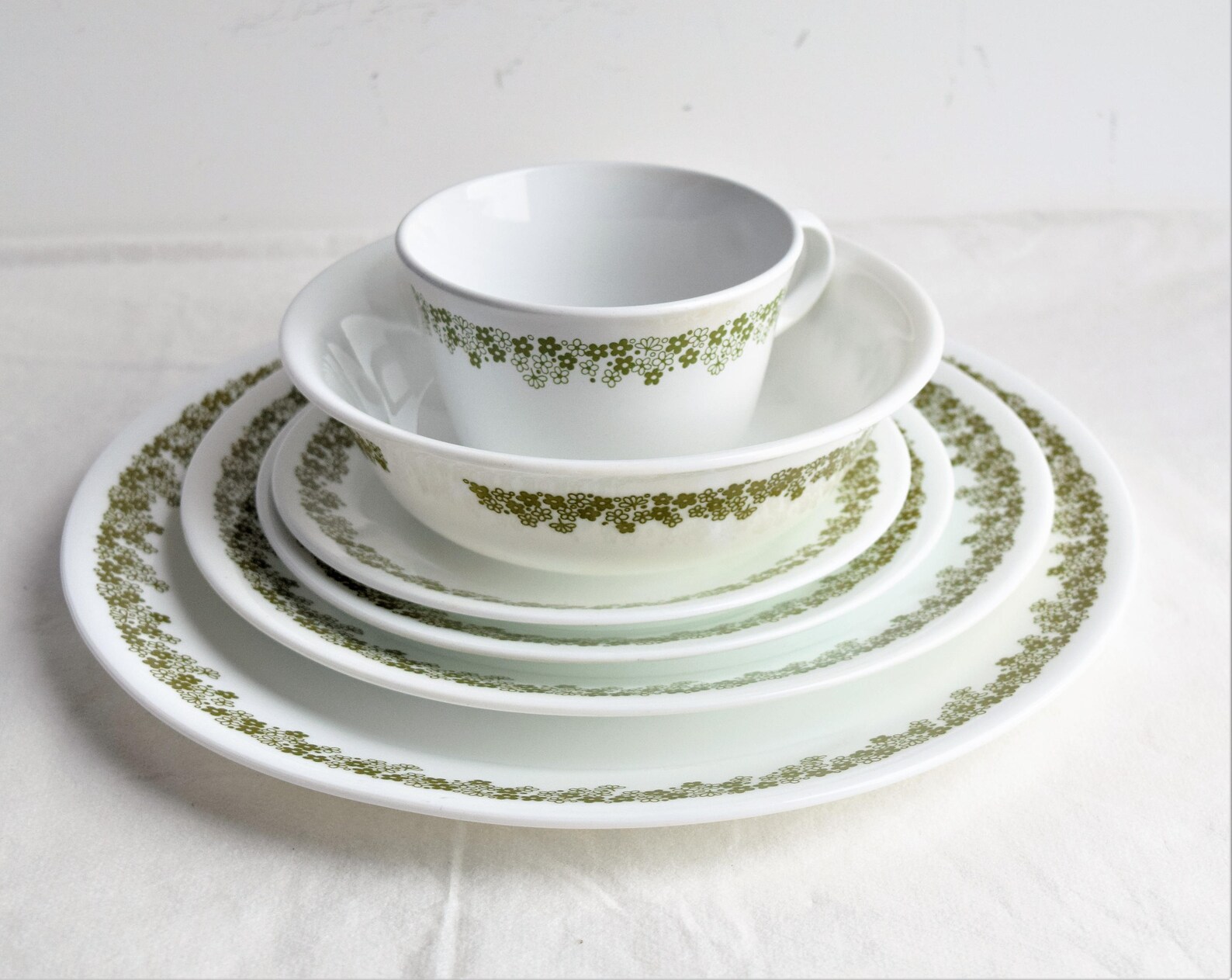 Set of 24 Piece Corelle spring Blossom Dinnerware Etsy