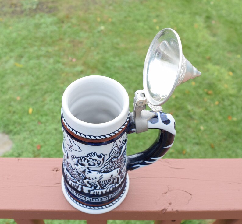 Vintage Avon Beer Stein With Lid 1976 Avon Collectible Beer Etsy