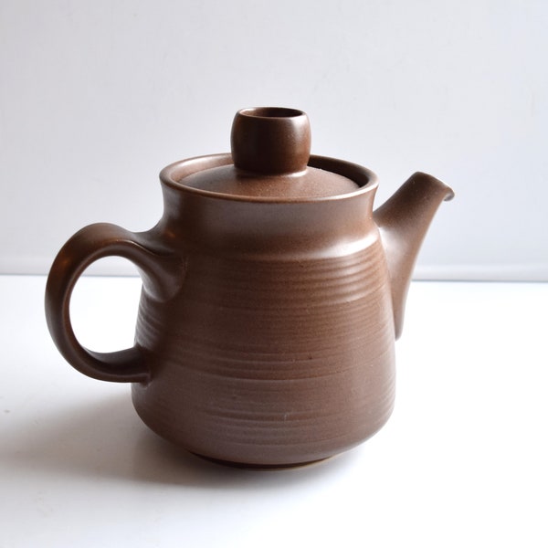 Langley Ovenware Teapot With Lid  Made in England Brown Tea kettle