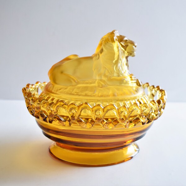 Lion Candy Dish Etsy
