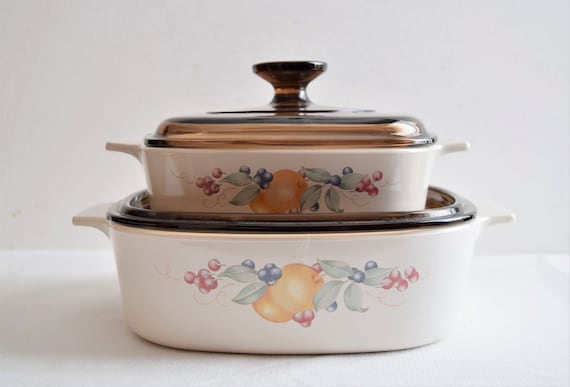 Buy Vintage 4-cup CORNING WARE CASSEROLE Dish A-7-C Corning Ware Online in  India 