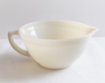 Fire king Milk Glass Pitcher Batter Bowl