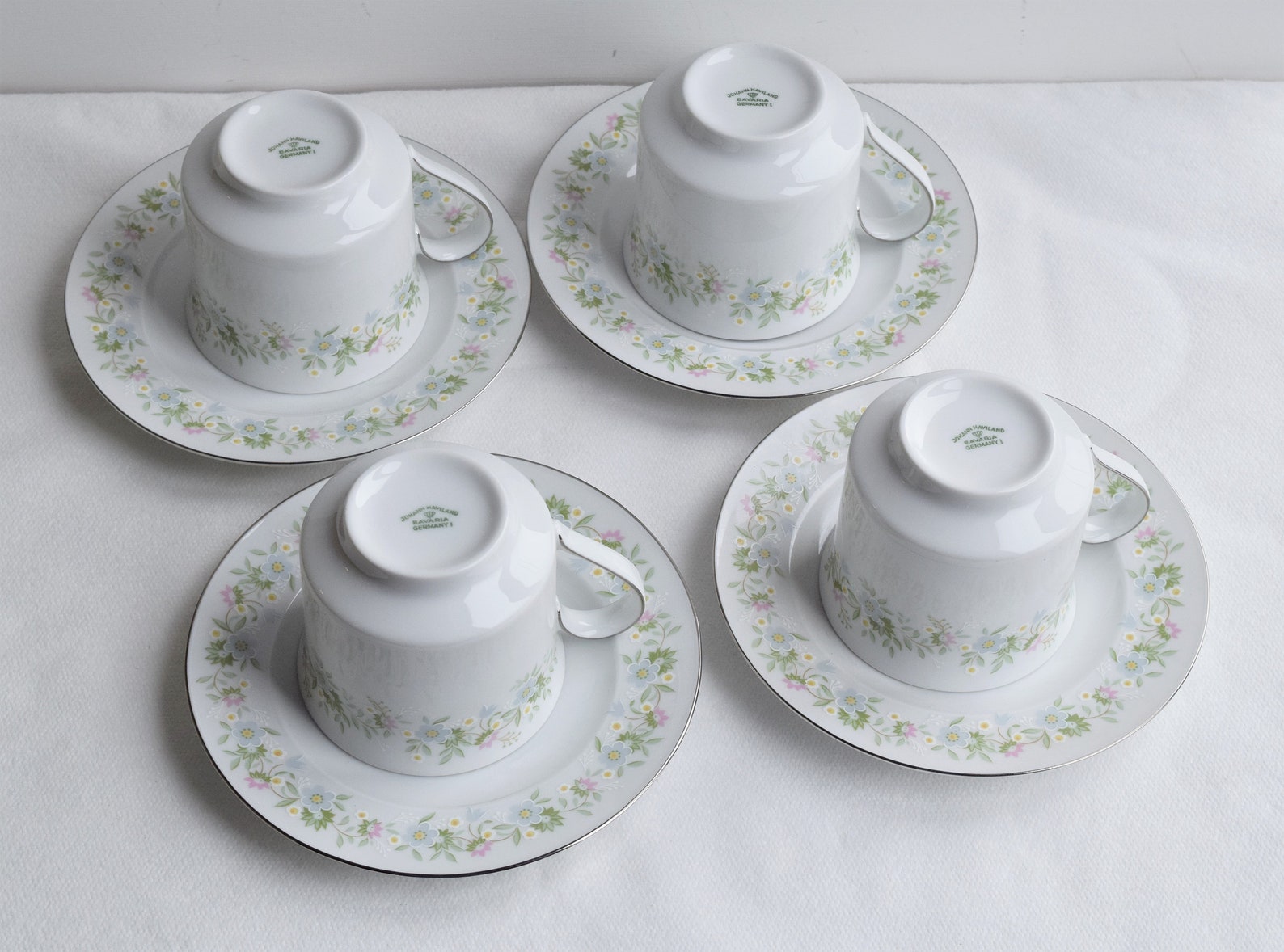 Set of 20 Piece Johann Haviland Bavaria Germany Forever Spring Etsy