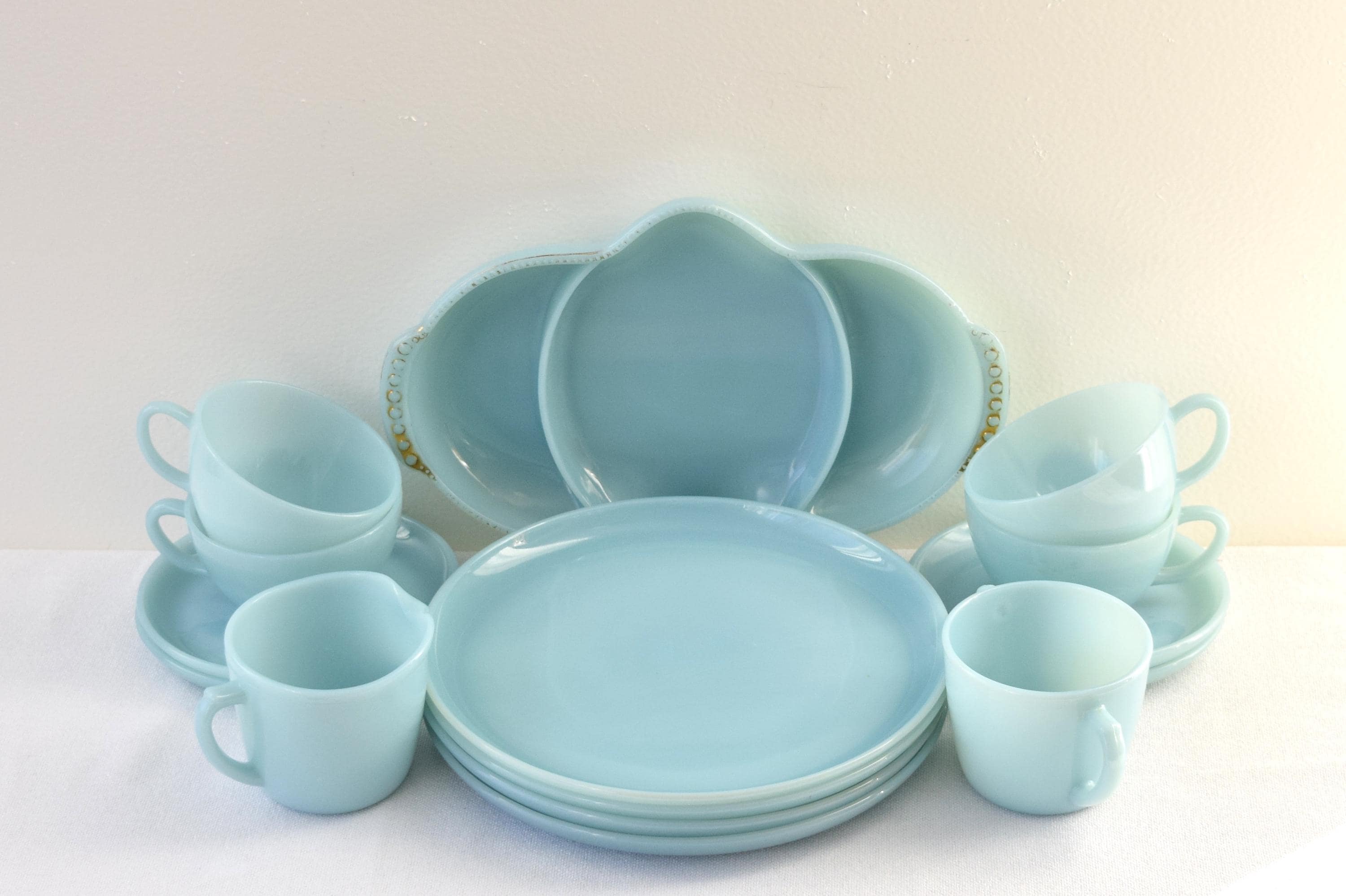 Fire King Turquoise - Etsy