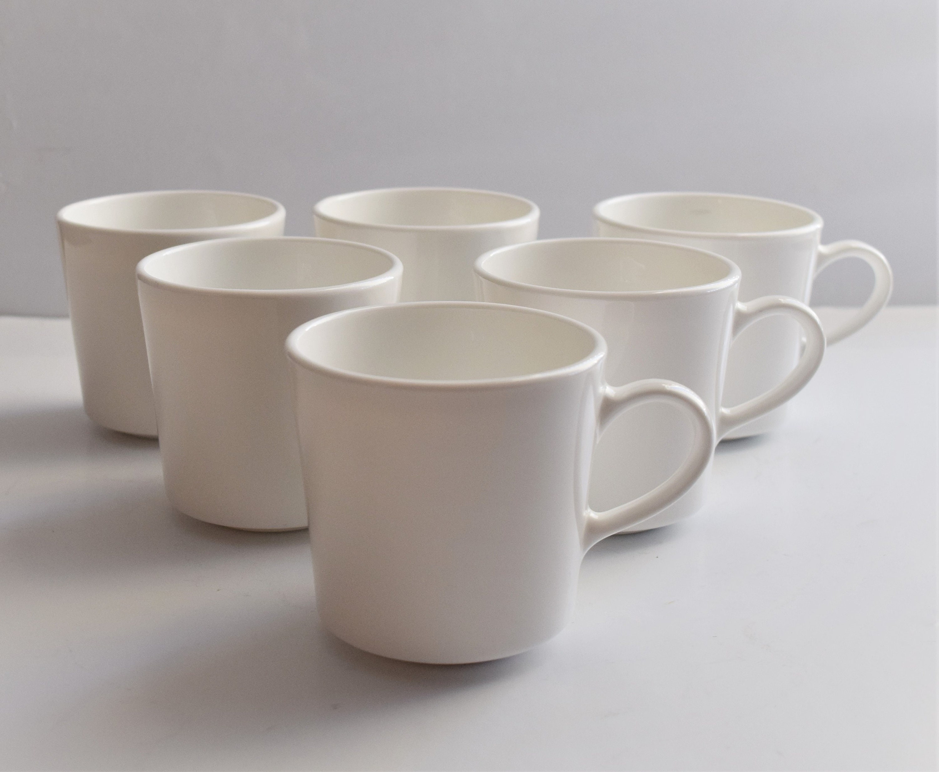 Ceramic Coffee Mugs Set of 6, Gencywe 16oz Coffee Cups with Handle