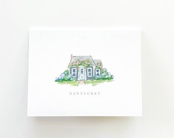 Nantucket Cottage Card