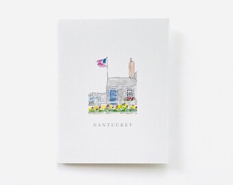 Old North Wharf Notecard
