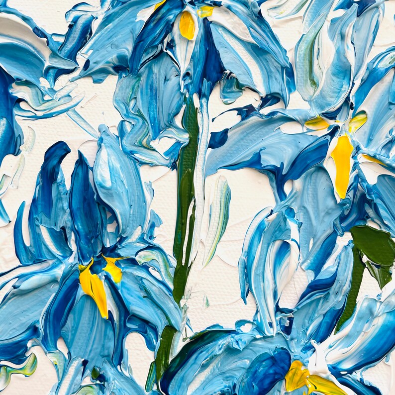 Blue Irises image 5