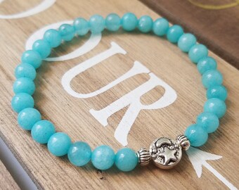 Sonata Matte Double Beaded Necklace Blueberry