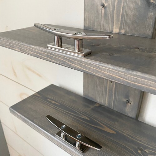 Nautical Towel Rack Nautical Decor Bathroom Decor Home Etsy