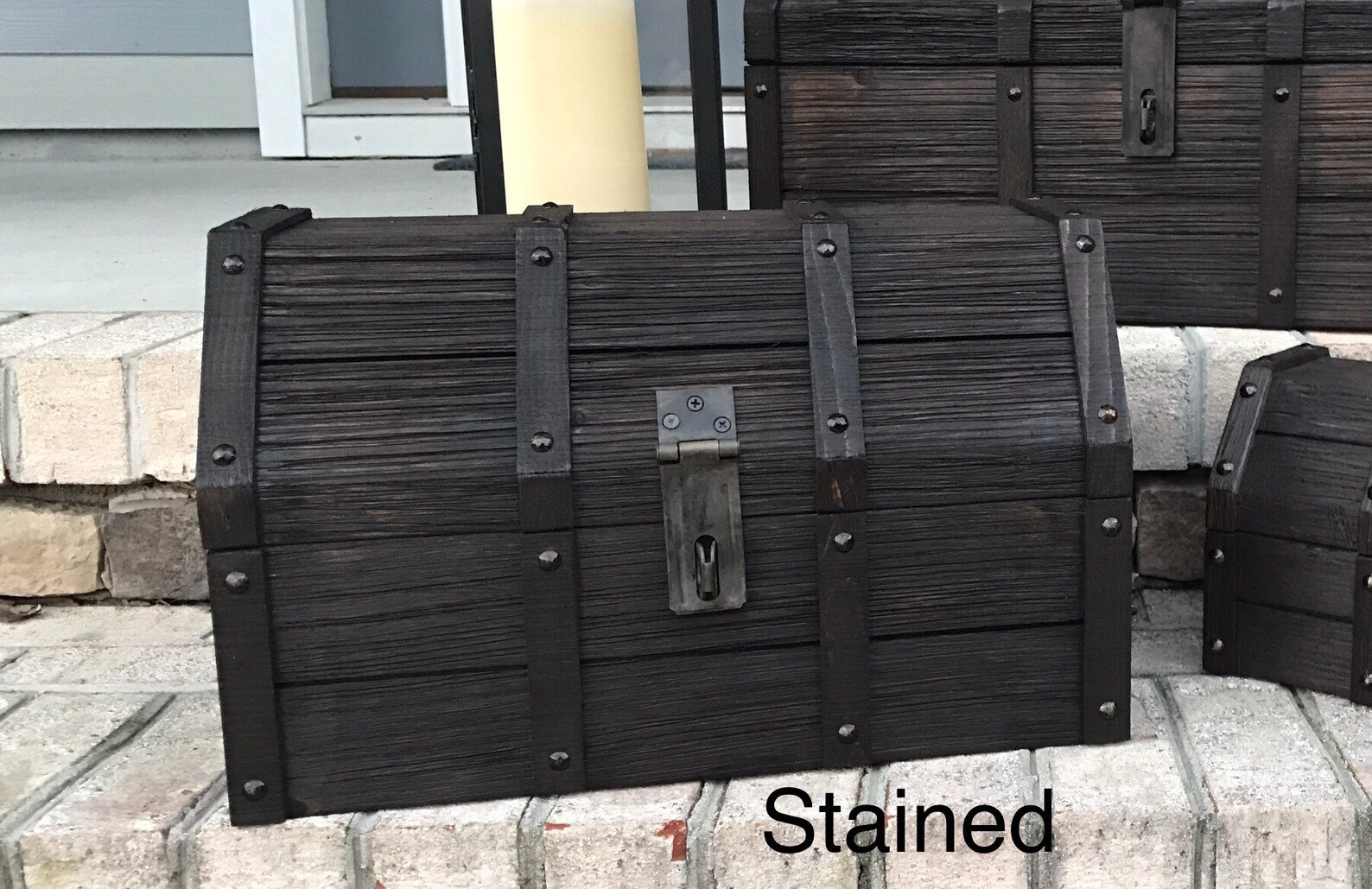 Treasure Chest Large Pirate Chest Pirate Decor Treasure Etsy