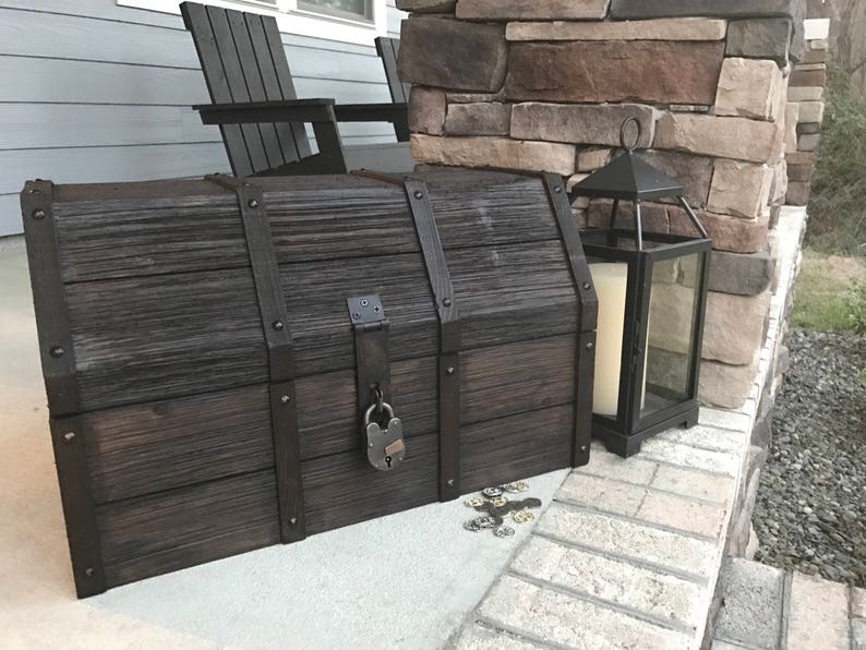 Treasure Chest Extra Large Treasure Hunt Toy Chest Pirate Etsy