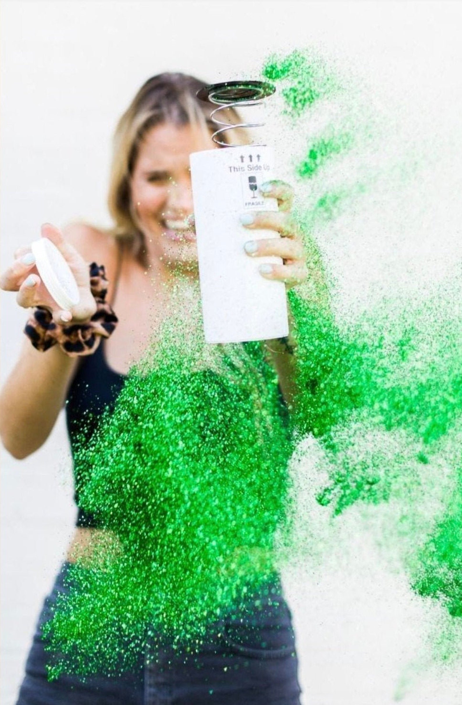 Spring Loaded Glitter Bomb Prank Anonymously Send a Glitter Etsy