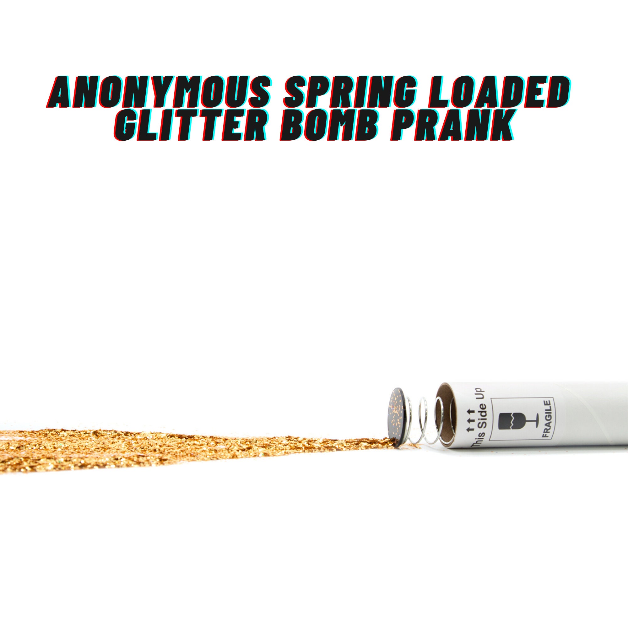 Spring Loaded Glitter Bomb Prank Anonymously Send A Etsy