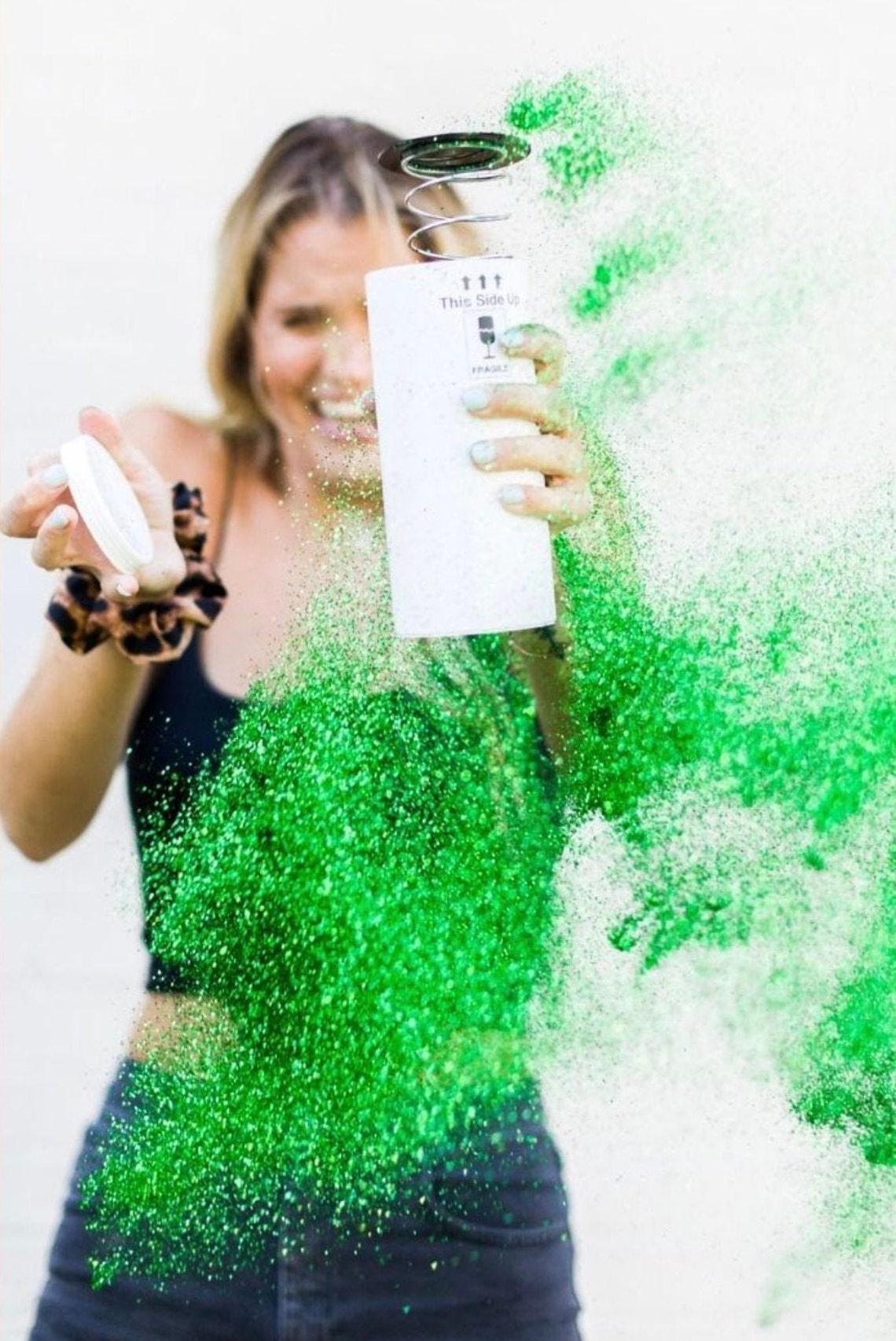 Spring Loaded Glitter Bomb Prank Anonymously Send a Glitter Etsy