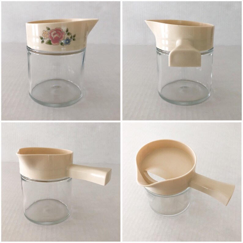 Vintage 1980s Gemco Sugar and Creamer Carrier Caddy Set Etsy