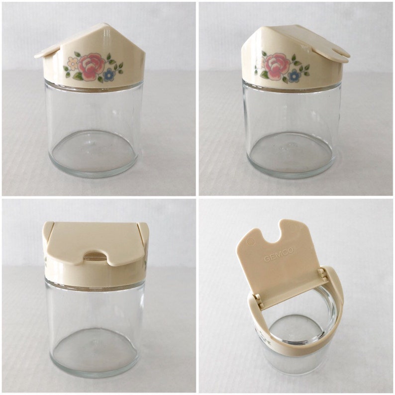 Vintage 1980s Gemco Sugar and Creamer Carrier Caddy Set Etsy