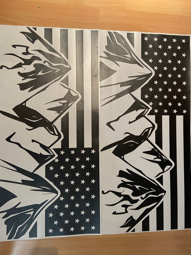 Jeep Cherokee XJ 8401 USA Window Decals Etsy