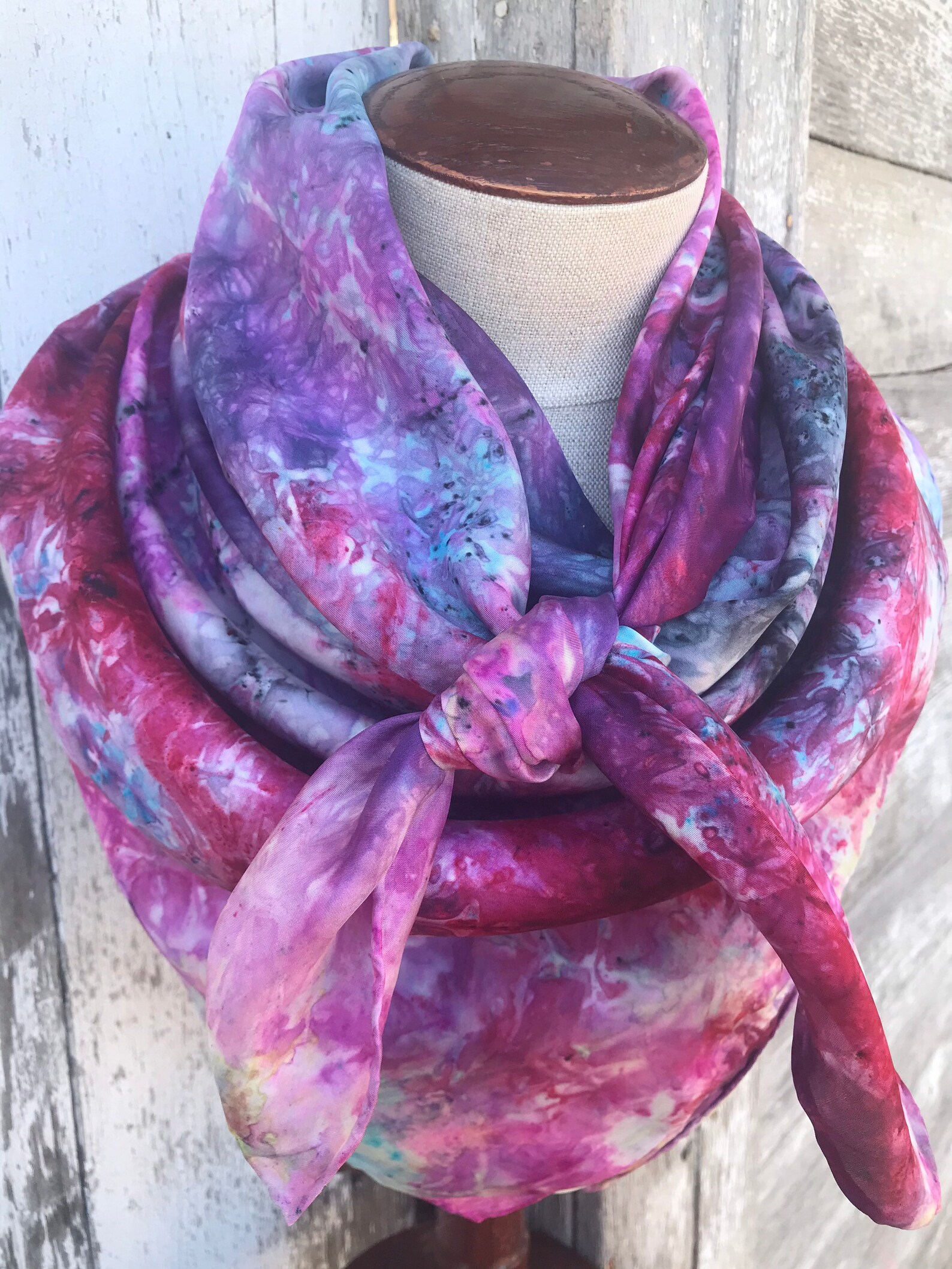 Wild Rag 100 silk 44x44 Etsy