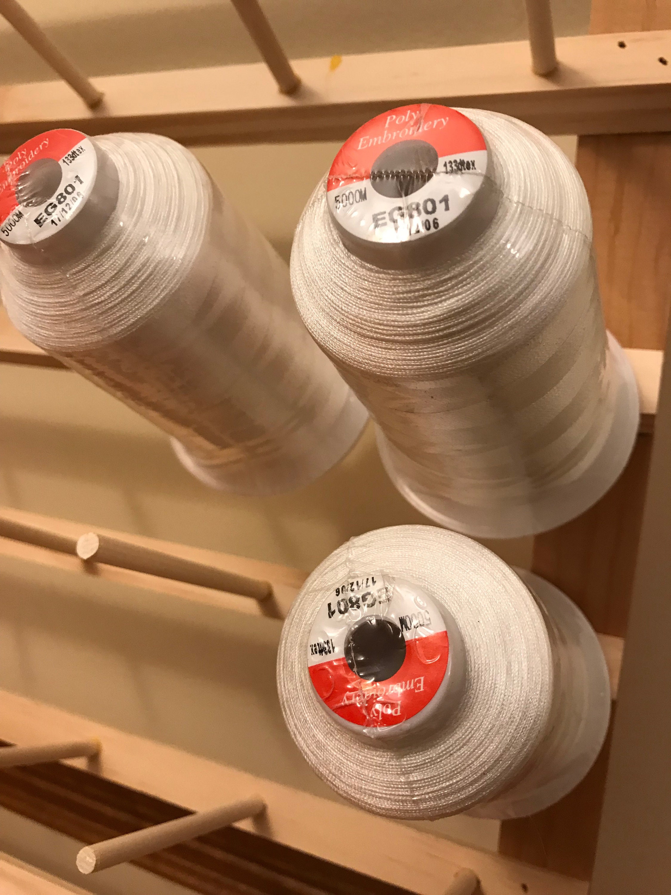 80 Spool Thread Rack-3 Inch Industrial Spools extra Large - Etsy