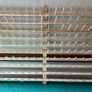 180 Spool Thread Rack 2 inch spacing-Thread organization, Thread Storage, large spools