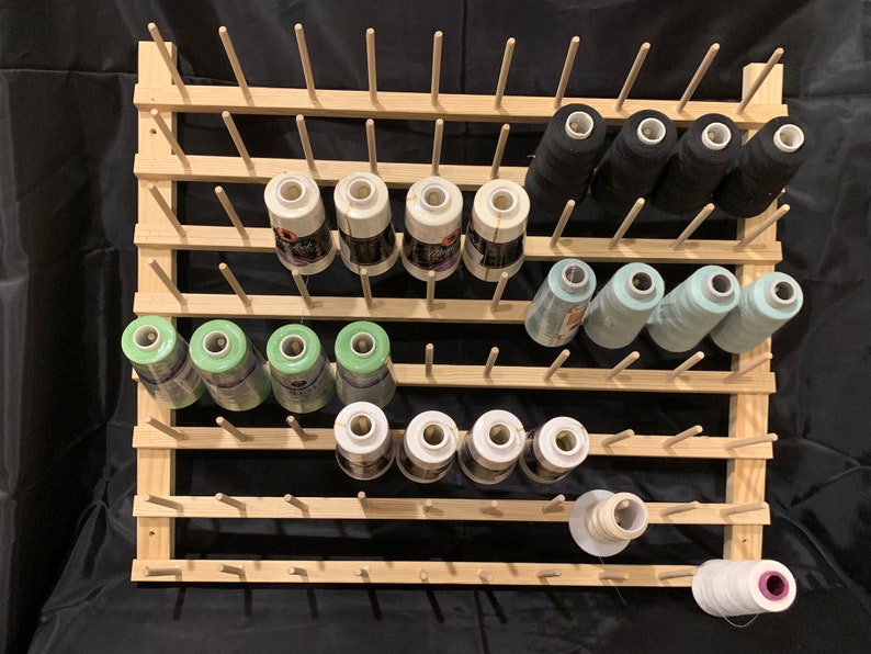Less Dense Small Thread Rack Thread Rack-serger Thread 2 1/4 In. Spacing 80 Spools - Etsy