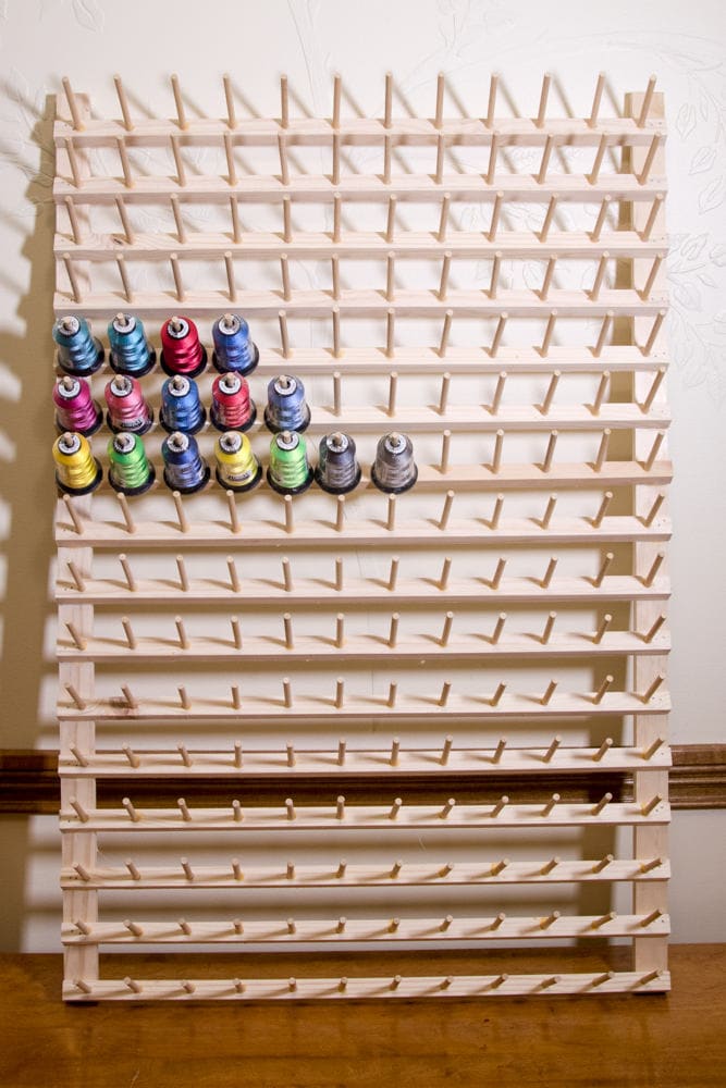 Thread Grid Storage System for Sewers and Quilters