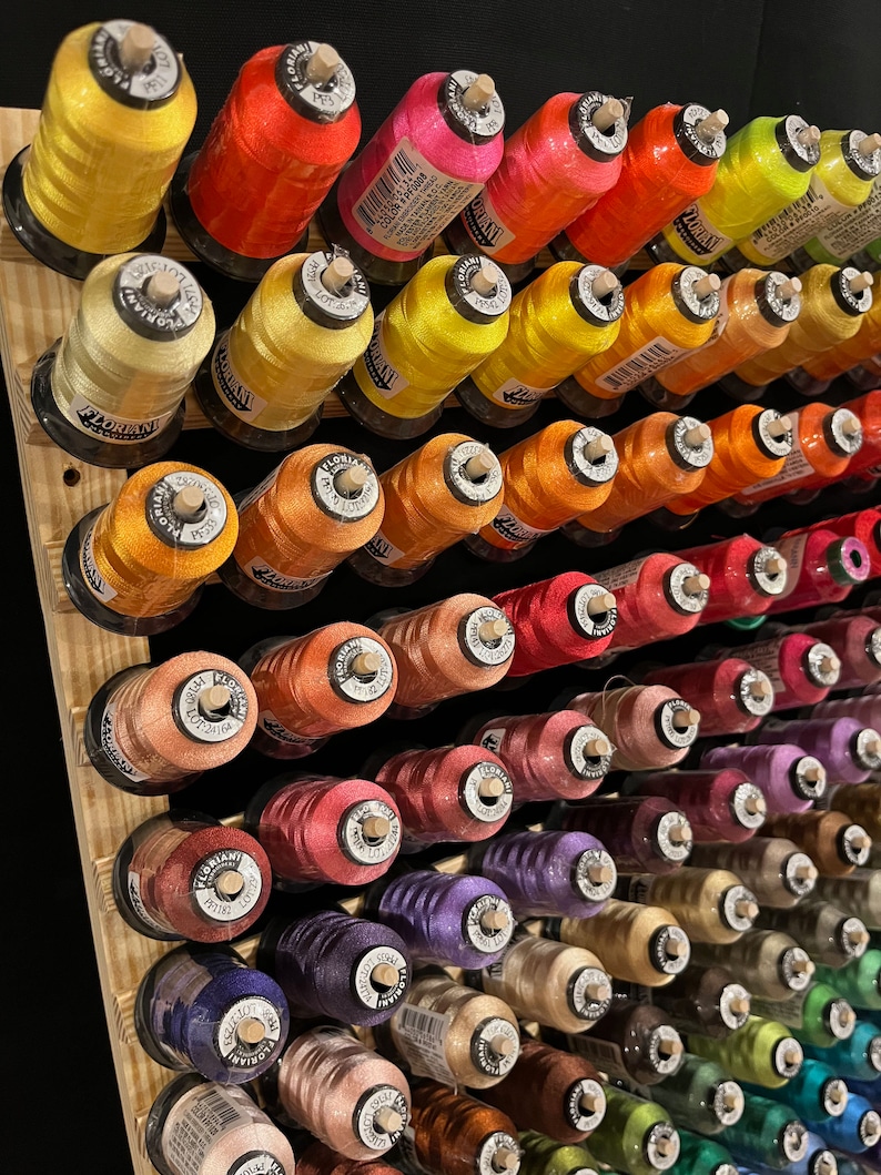 180 Spool Thread Rack 2 Inch Spacing-thread Organization, Thread ...
