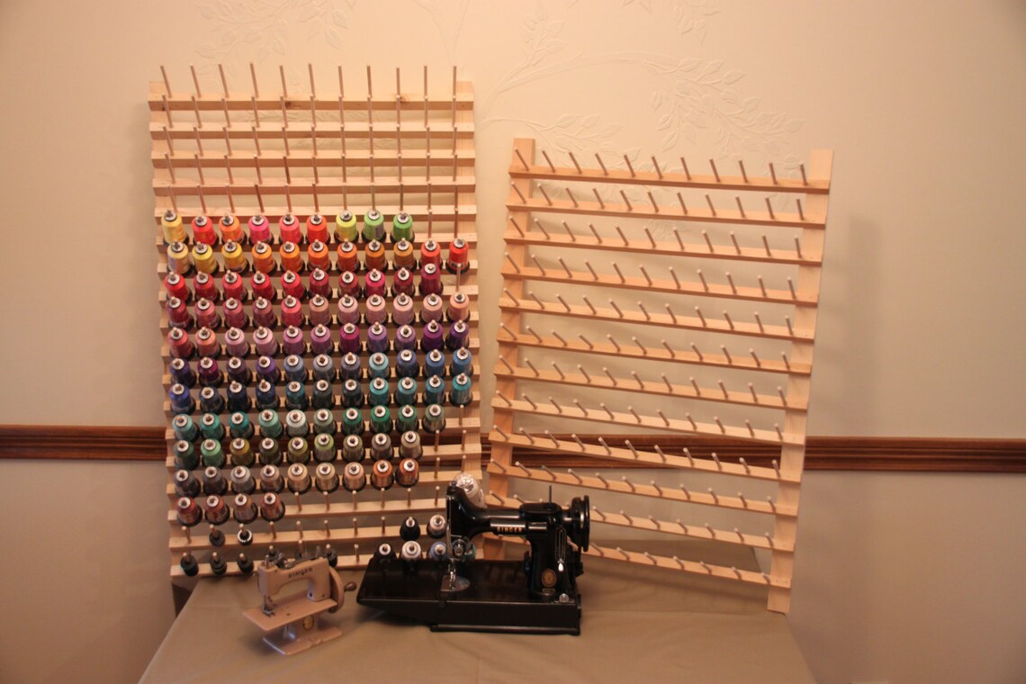 144 Spool Thread Rack-2 Inch Spacing Thread Storage Thread - Etsy Canada