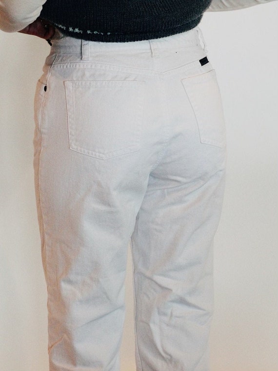 80s Liz Claiborne White Jeans - image 1