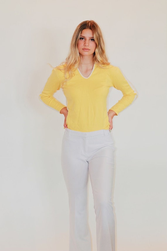 70s White Slacks - image 1