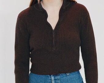 zip up turtleneck jacket